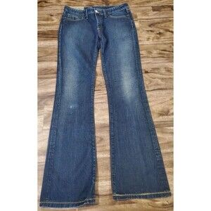 Loomstate Women's 31 Tall 100% Organic Cotton Mantra Jeans 31x33 Bootcut Dusk